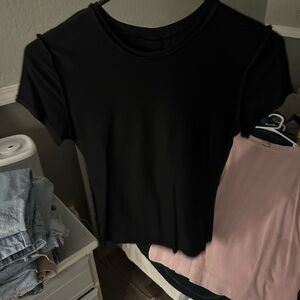 SHEIN Black Short Sleeve Tee